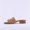 Oh My Sandals H Link Mule Slider - Camel